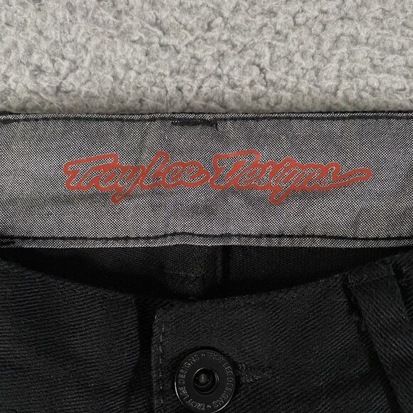 Troy Lee Designs TLD Jeans Mens 30x32 Black Straight Leg Stretch Denim Casual - Picture 10 of 12